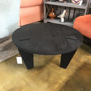 Black Round Coffee Table