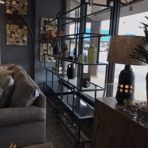 Iron/Glass Etagere