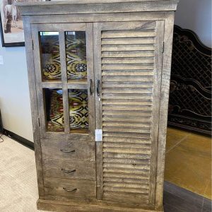 Shuttered Wood Chiffonier