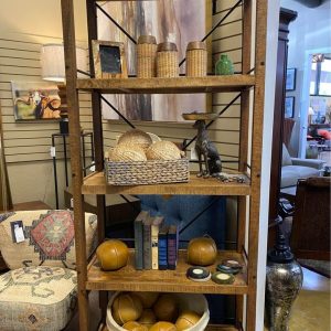 Winslow Metal & Wood Bookshelf