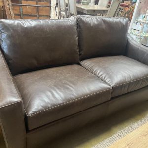 Stone & Leigh Brown Leather Sofa
