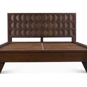 Palermo Queen Bed in Royal Brown