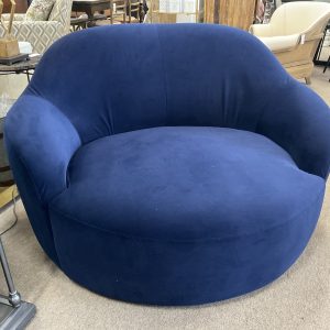 Graham Navy Swivel Chair
