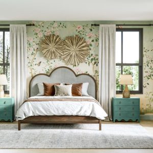 Chloe King Upholstered Bed