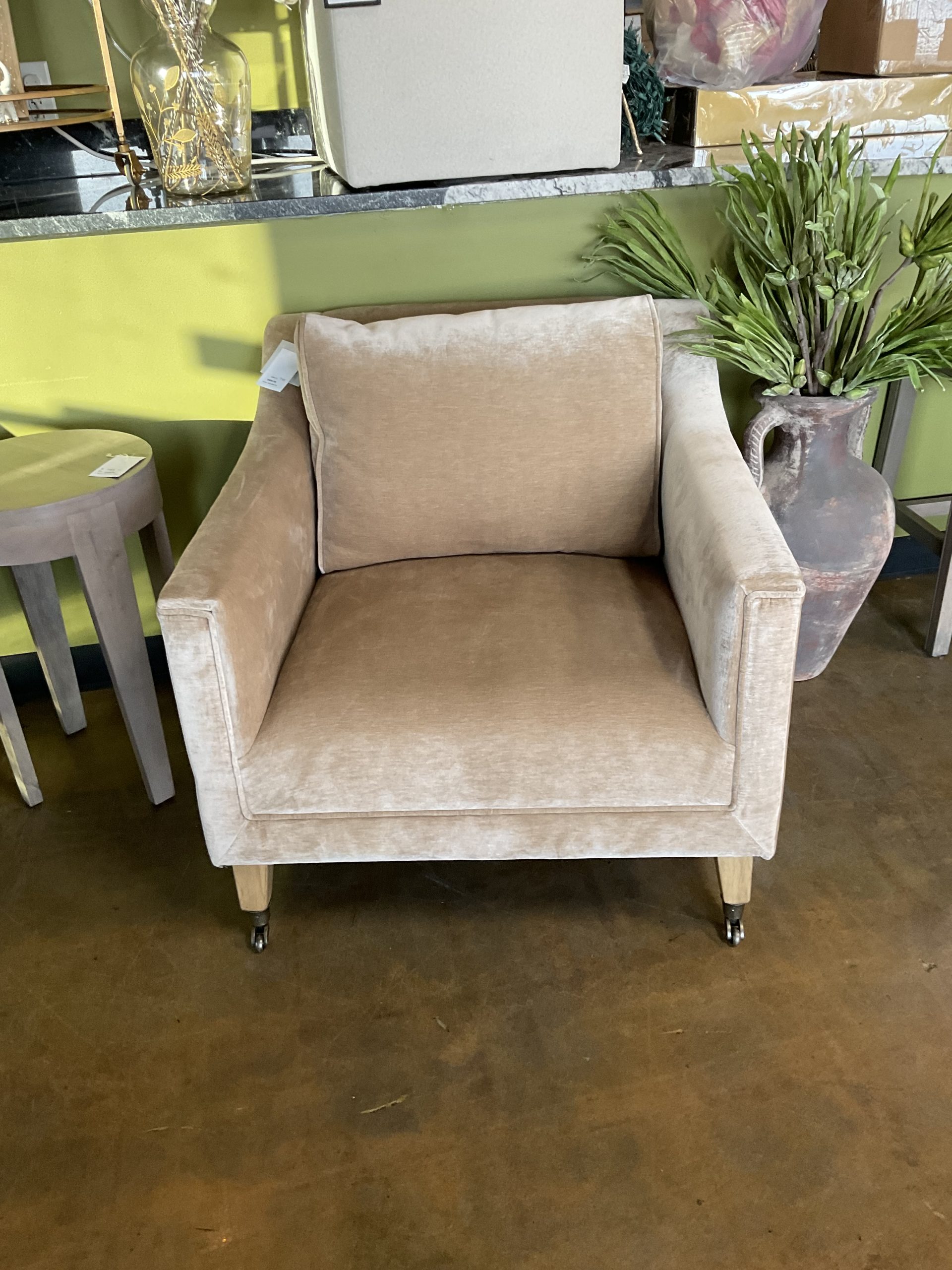Breckin Soft Gold Chair - Image 2
