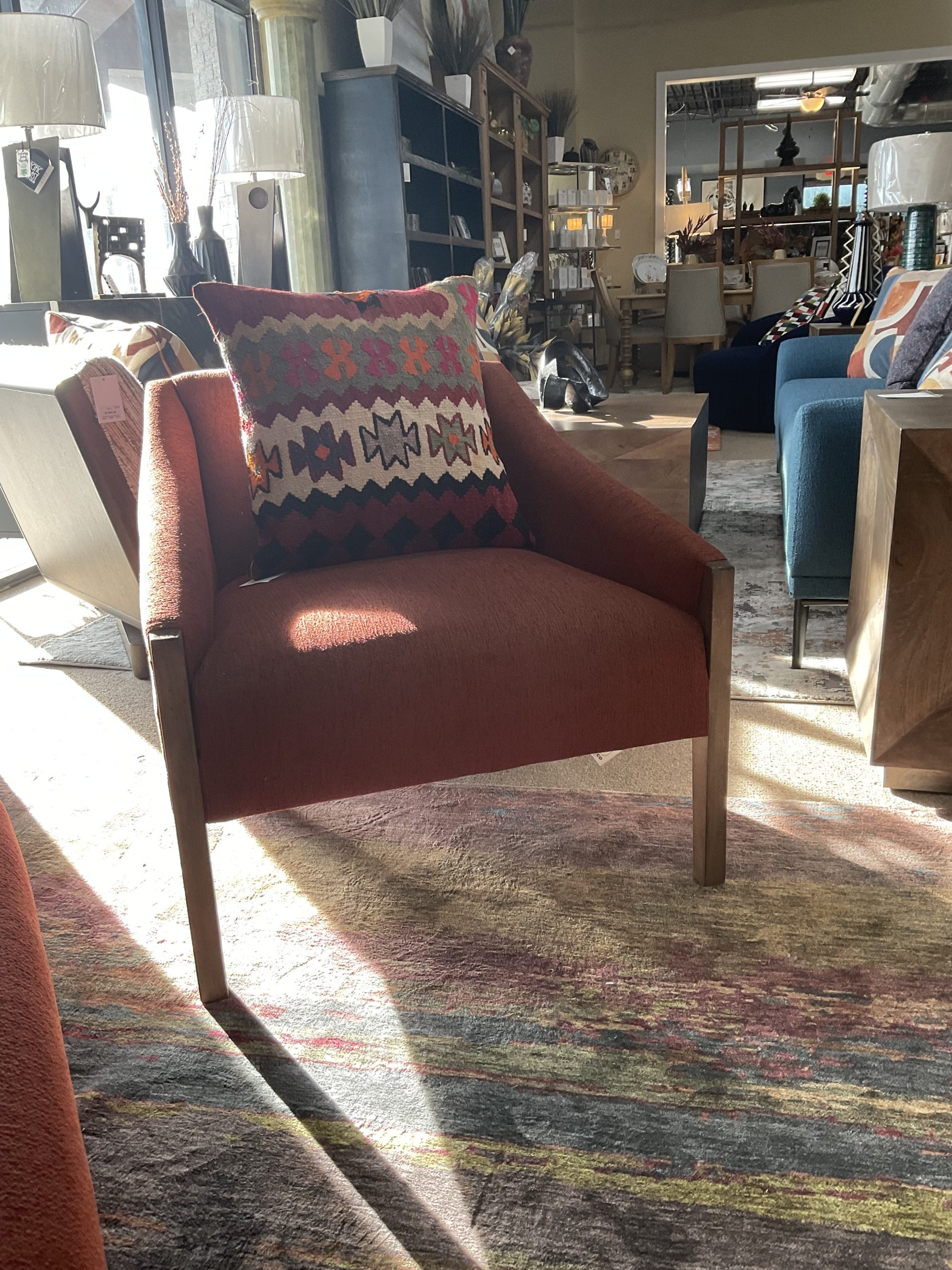 Burnt Orange Chair - Image 2