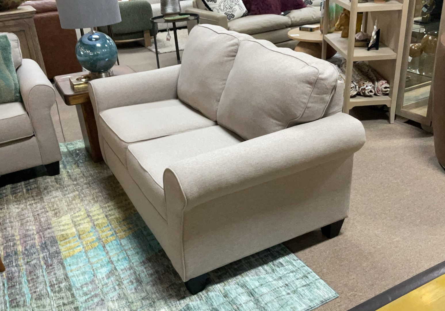 Gray Loveseat - Image 4