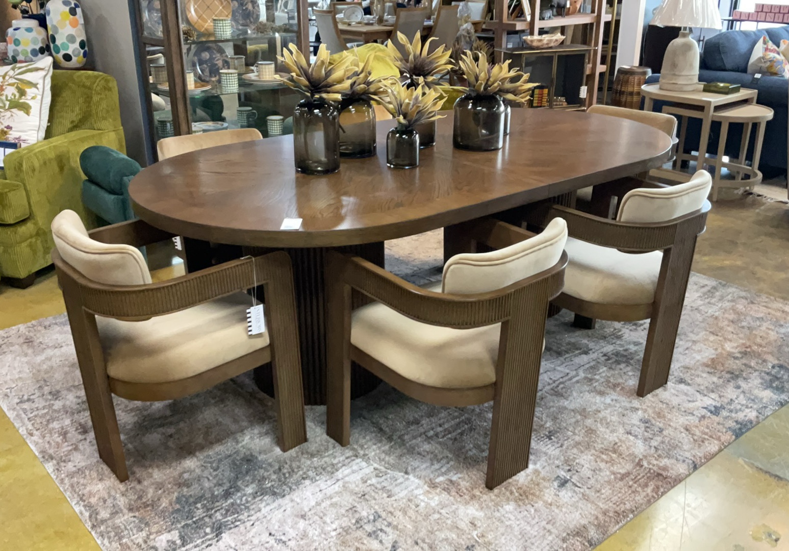 Belinda Oak Dining Table - Image 5