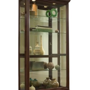 Chocolate Sliding Door Curio