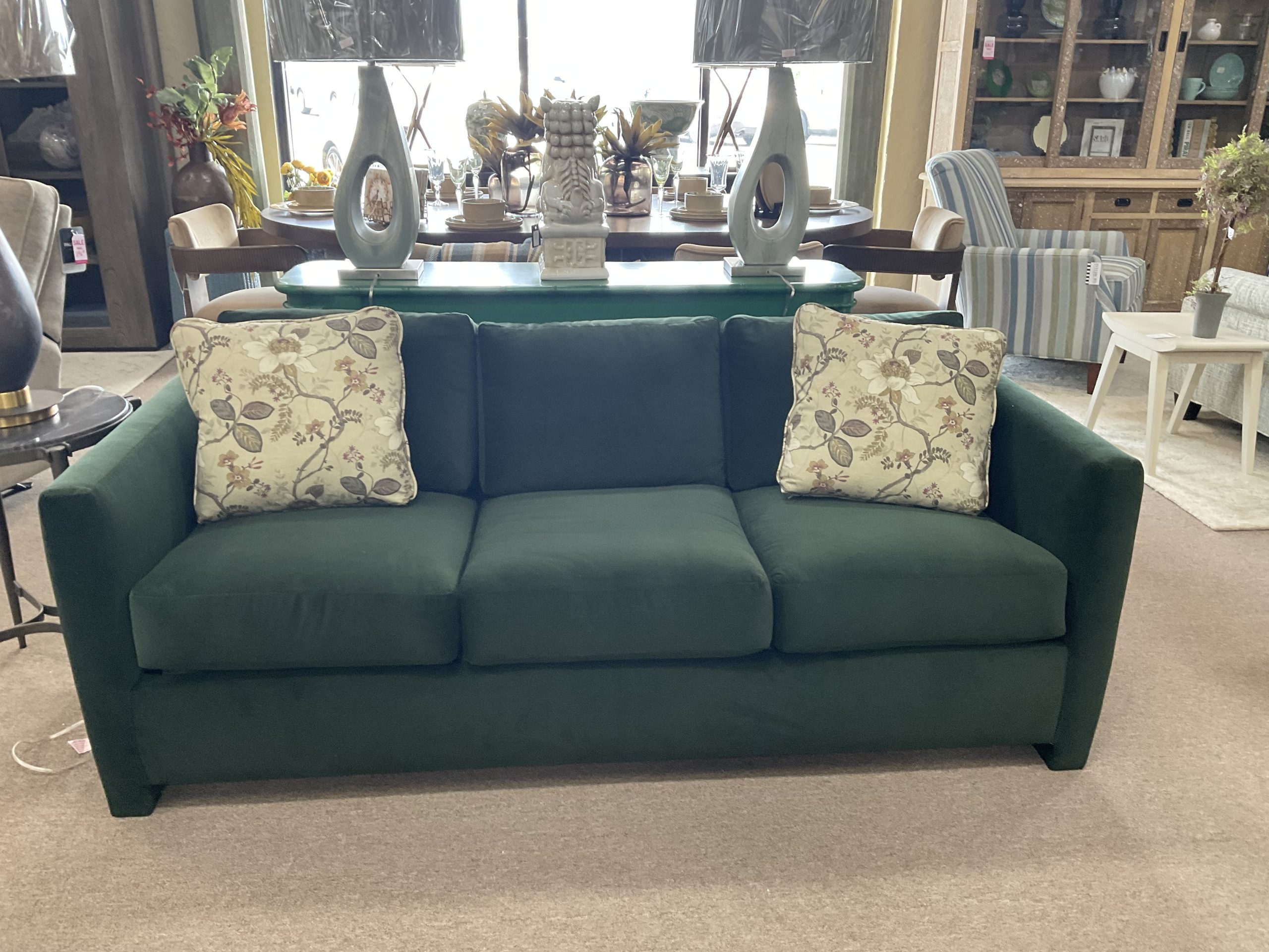 Loden Green Sleeper Sofa - Image 5