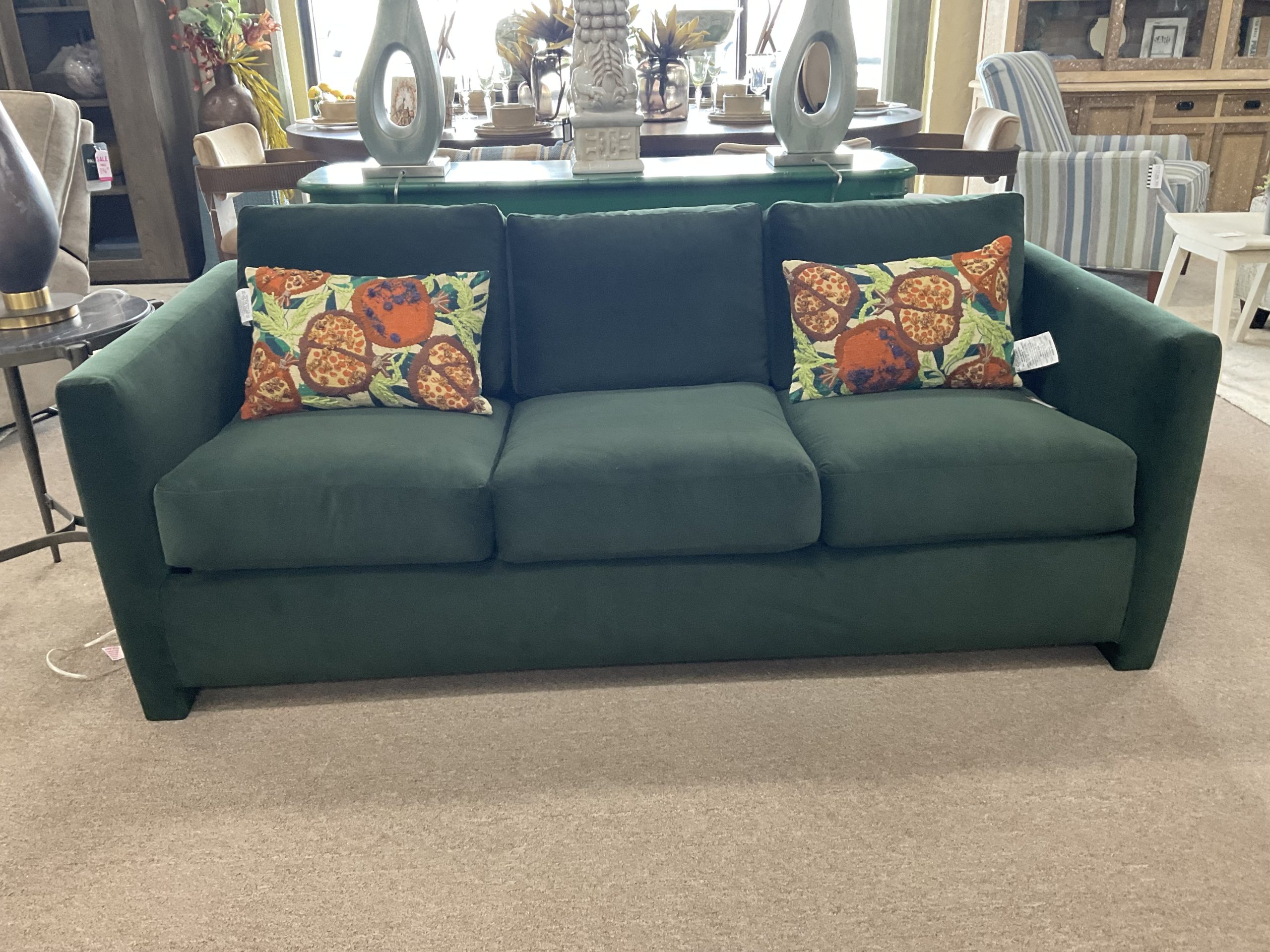 Loden Green Sleeper Sofa - Image 4