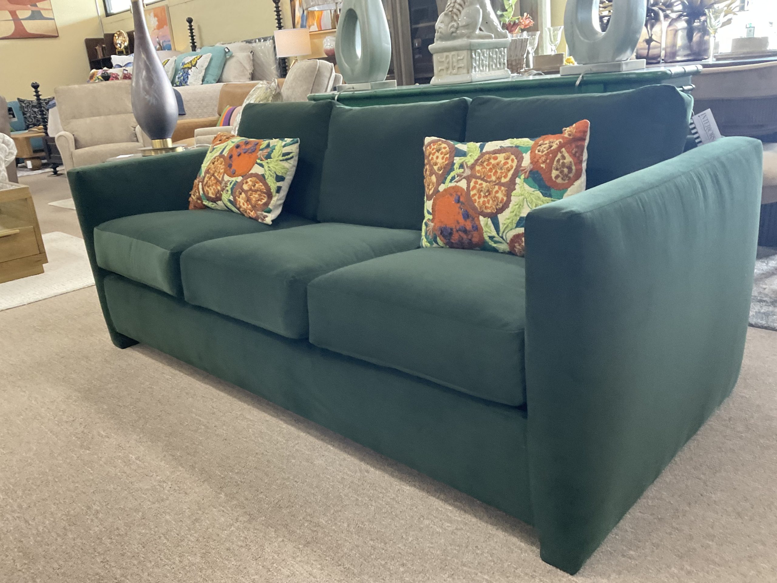 Loden Green Sleeper Sofa - Image 3