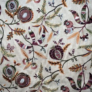 Jacobean Embroidery - Upholstery Fabric