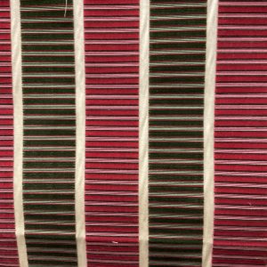 Raspberry/Olive Velvet - Upholstery Fabric