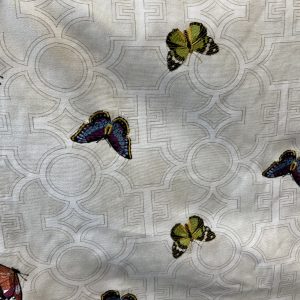 Ivory Butterfly - Upholstery Fabric