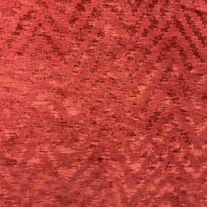 Red Chevron - Upholstery Fabric