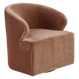 Britton Copper Swivel Chair